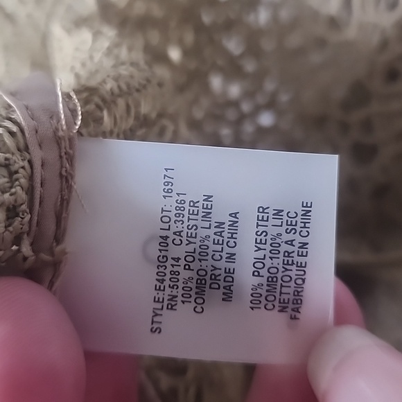 TODAY⚡️NWT Elie Tahari Lace Utility Jacket sz S - Picture 8 of 10